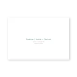 enveloppe assortie