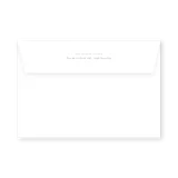 enveloppe assortie