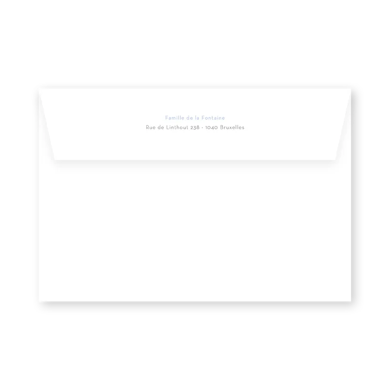 enveloppe assortie