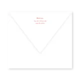 enveloppe assortie