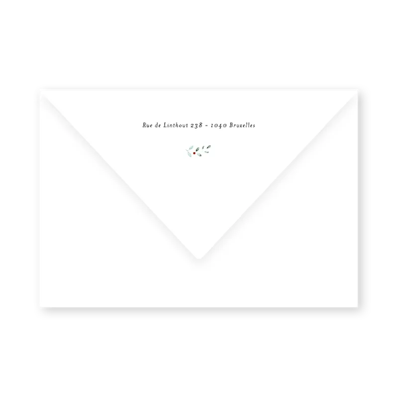 enveloppe assortie
