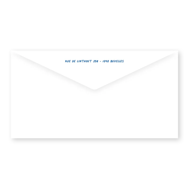 enveloppe assortie