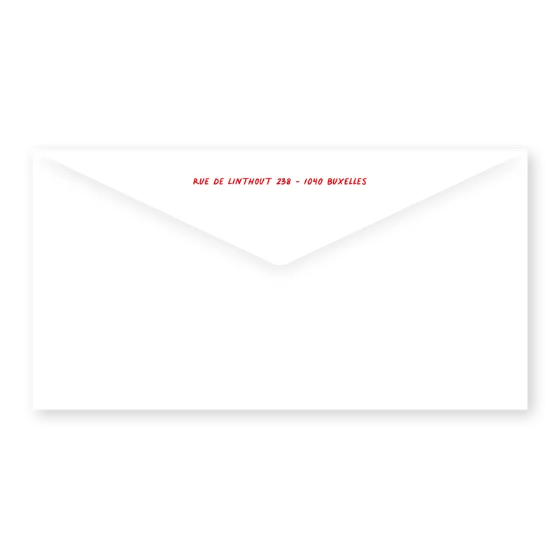 enveloppe assortie