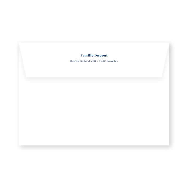 enveloppe assortie