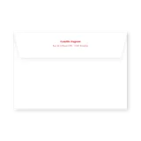 enveloppe assortie
