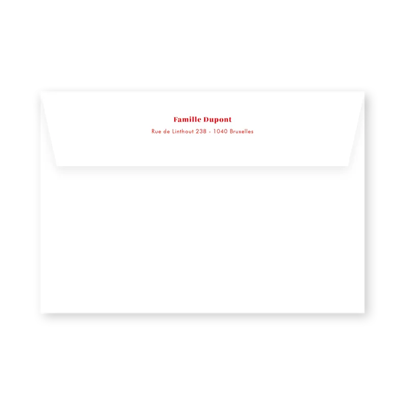 enveloppe assortie