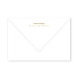 enveloppe assortie