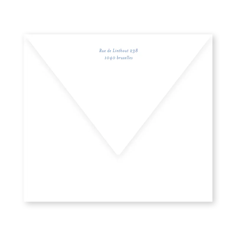 enveloppe assortie