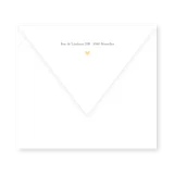 enveloppe assortie