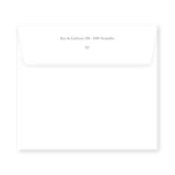 enveloppe assortie