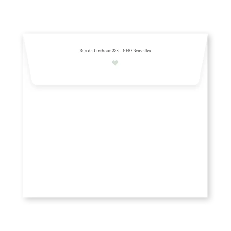 enveloppe assortie