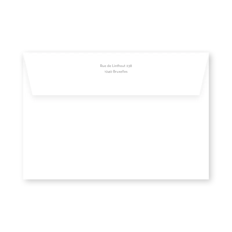enveloppe assortie