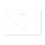 enveloppe assortie