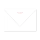 enveloppe assortie