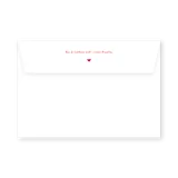 enveloppe assortie