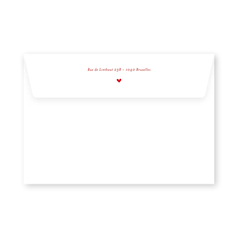 enveloppe assortie