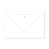enveloppe assortie 