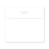 enveloppe assortie