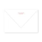 enveloppe assortie