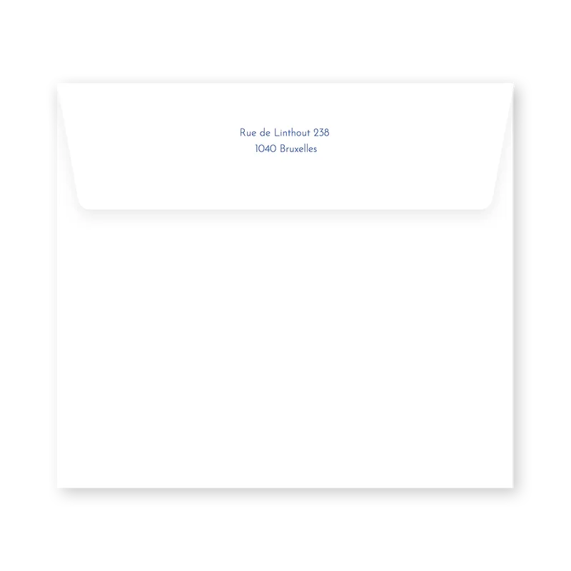enveloppe assortie