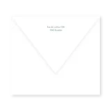enveloppe assortie