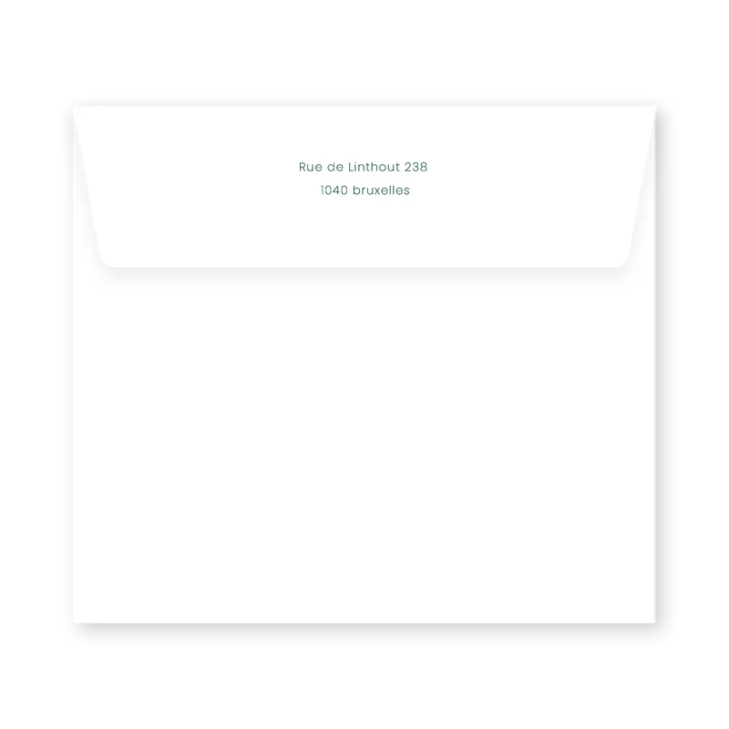 enveloppe assortie