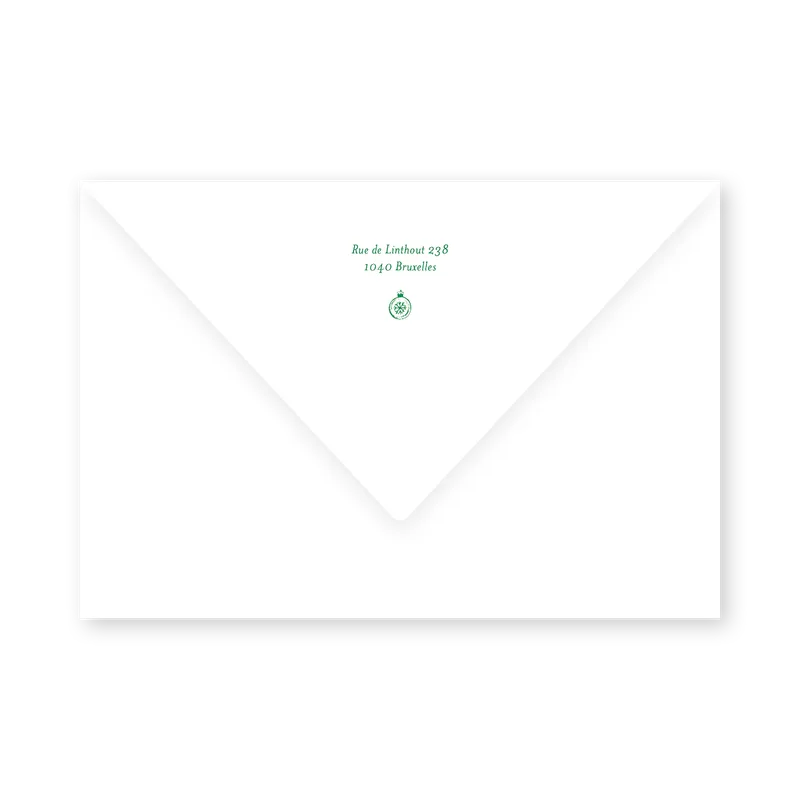 enveloppe assortie