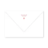 enveloppe assortie