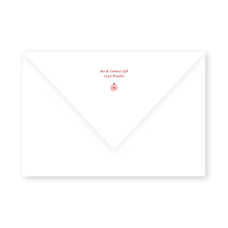 enveloppe assortie