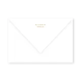 enveloppe assortie