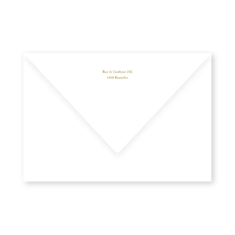 enveloppe assortie
