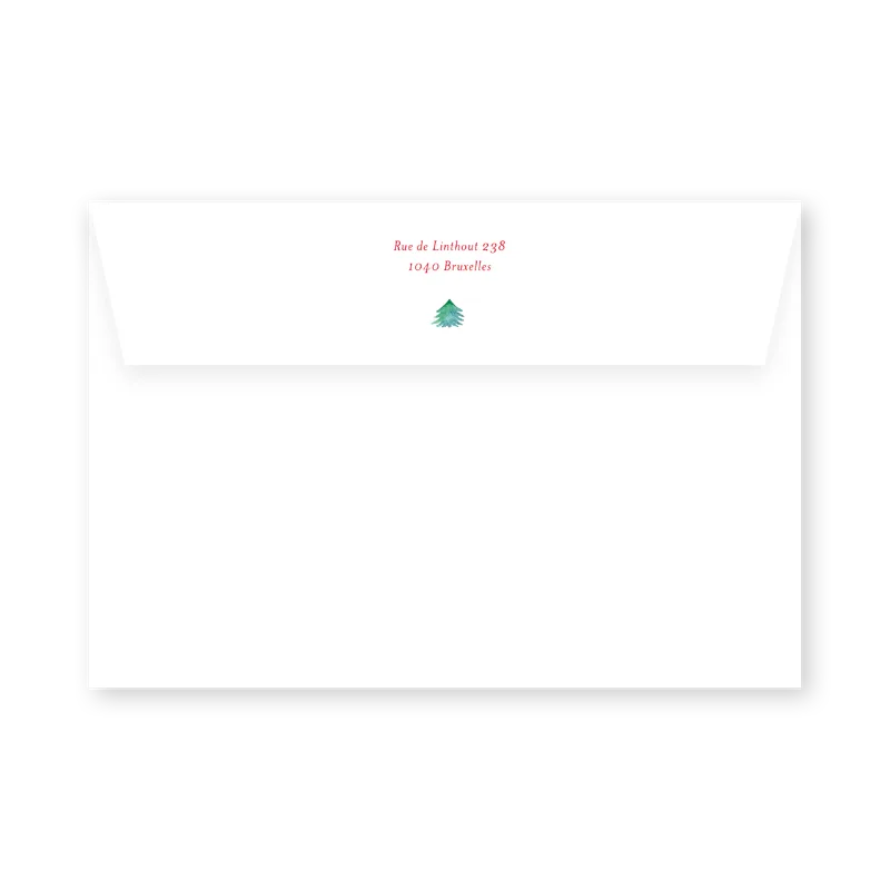 enveloppe assortie