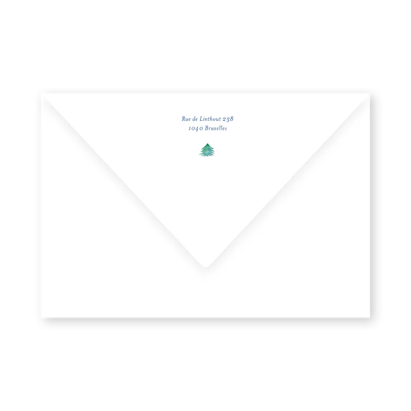 enveloppe assortie