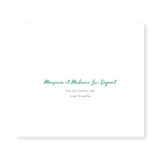 enveloppe assortie