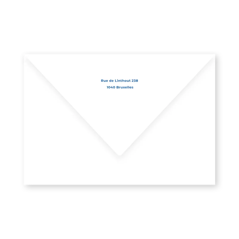 enveloppe assortie