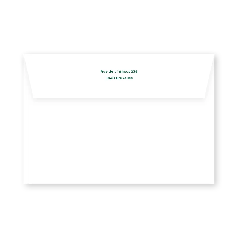 enveloppe assortie