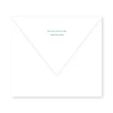 enveloppe assortie