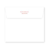 enveloppe assortie