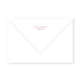 enveloppe assortie