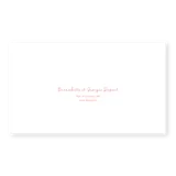 enveloppe assortie