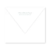 enveloppe assortie