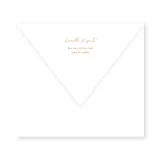 enveloppe assortie 