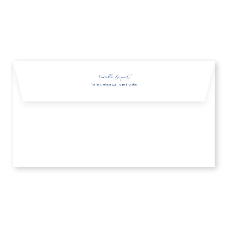 enveloppe assortie