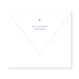 enveloppe assortie