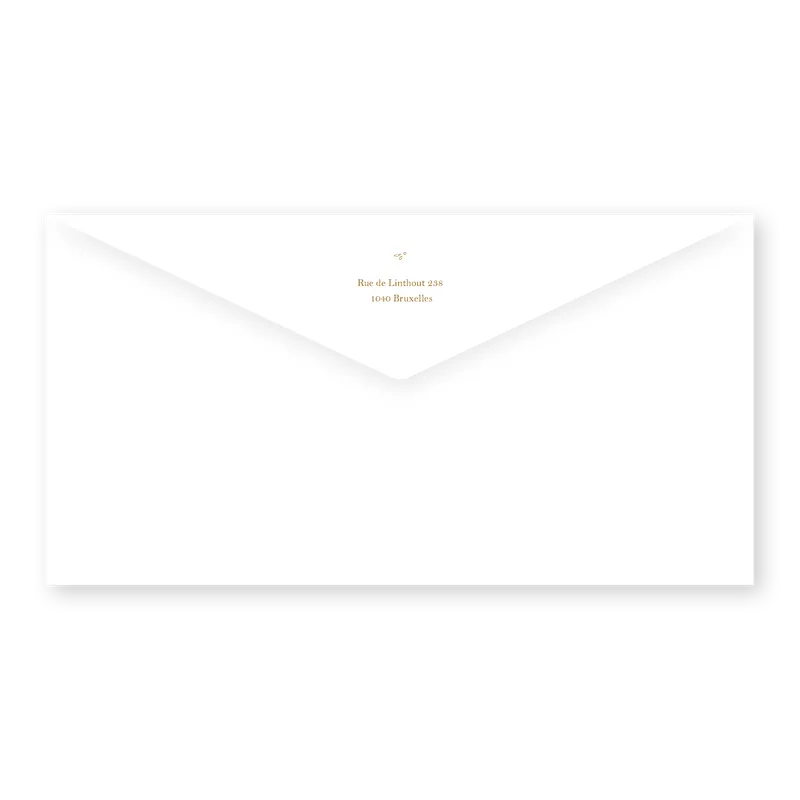 enveloppe assortie