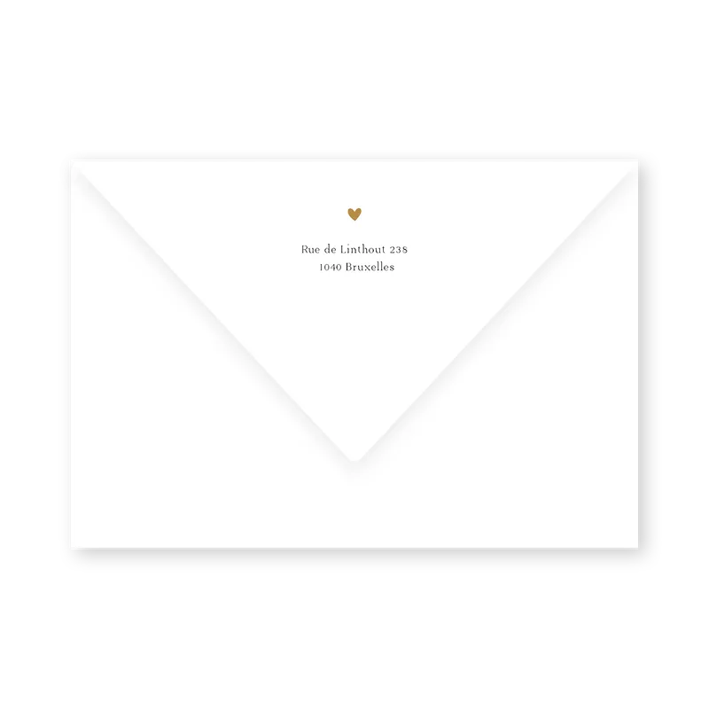 enveloppe assortie 