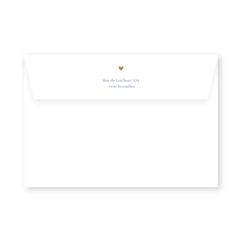 enveloppe assortie