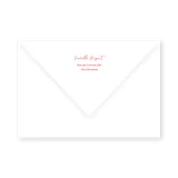 enveloppe assortie