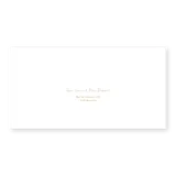 enveloppe assortie