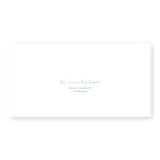 enveloppe assortie